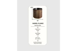 Dynamic Cold Therapy Pacific Cedar Barrel Cold Plunge (304)