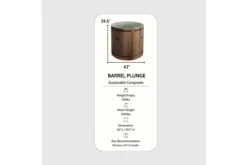 Dynamic Cold Therapy Pacific Cedar Barrel Cold Plunge