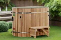 Dynamic Cold Therapy Pacific Cedar Barrel Cold Plunge (Oval) (🧨JULY 4th SALE)