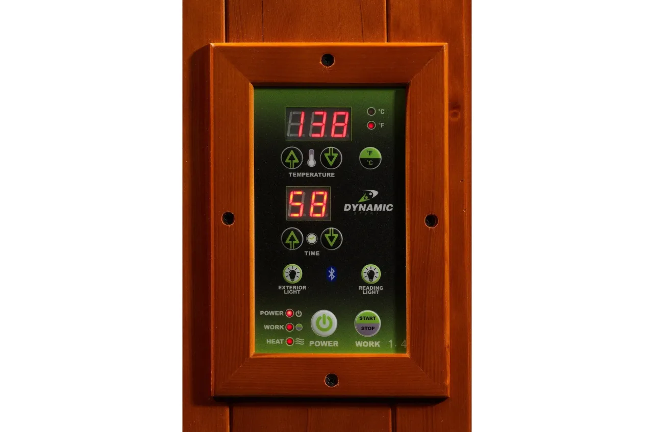 Dynamic "Heming" 2-Person Low EMF Far Infrared Sauna (🧨JULY 4th SALE)