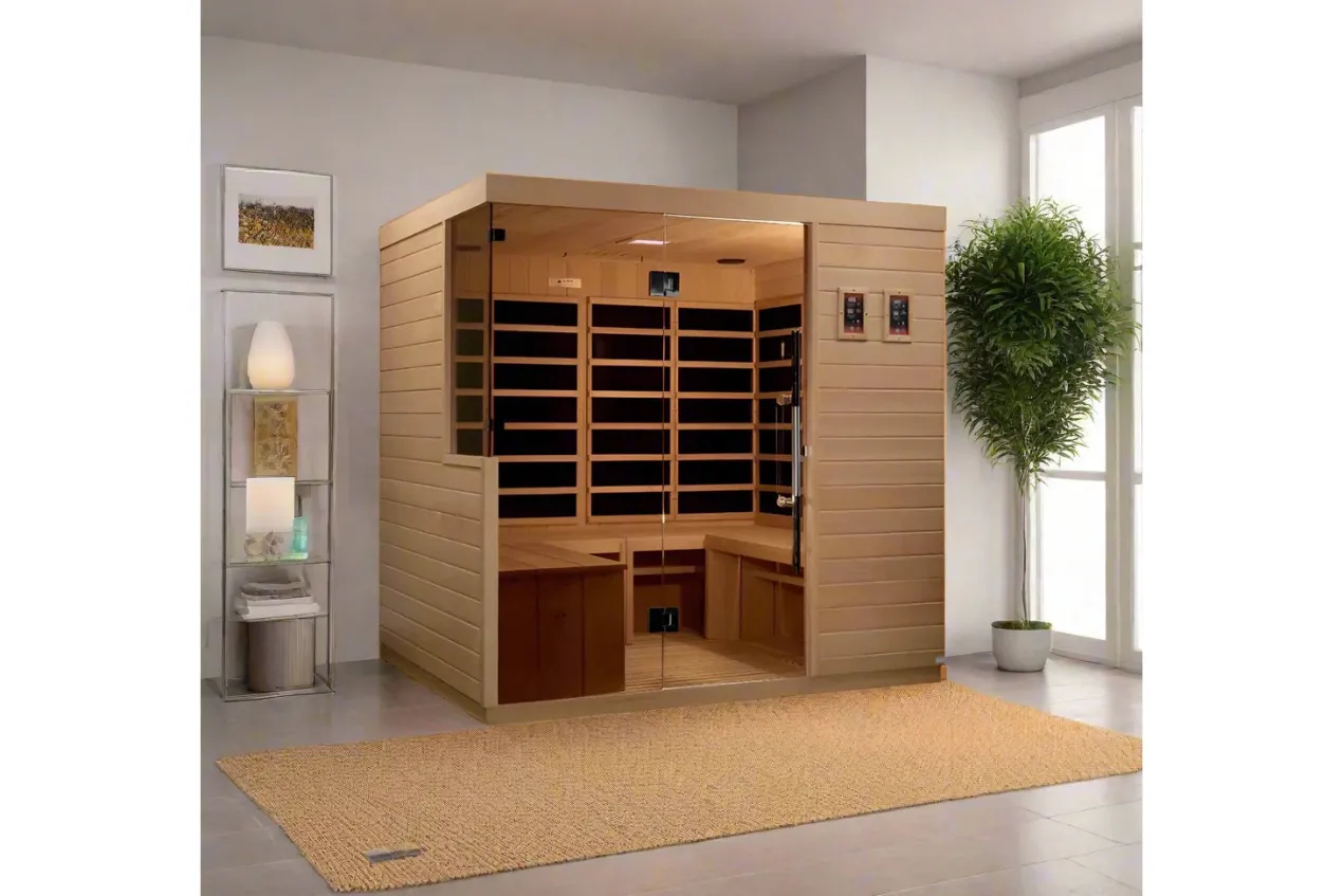 Dynamic "La Sagrada" 6 Person Indoor Ultra Low EMF FAR Infrared Sauna