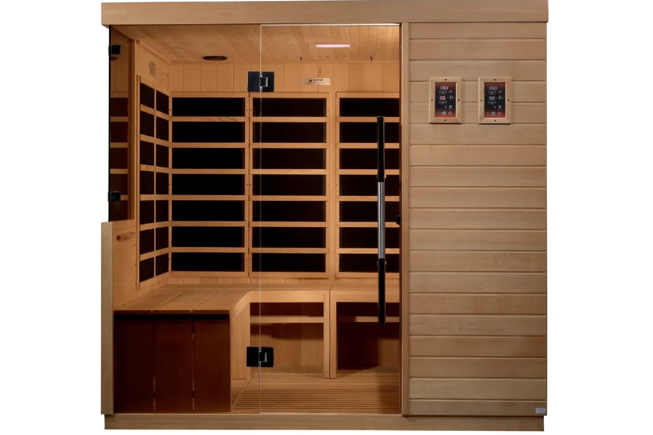 Dynamic "La Sagrada" 6 Person Indoor Ultra Low EMF FAR Infrared Sauna