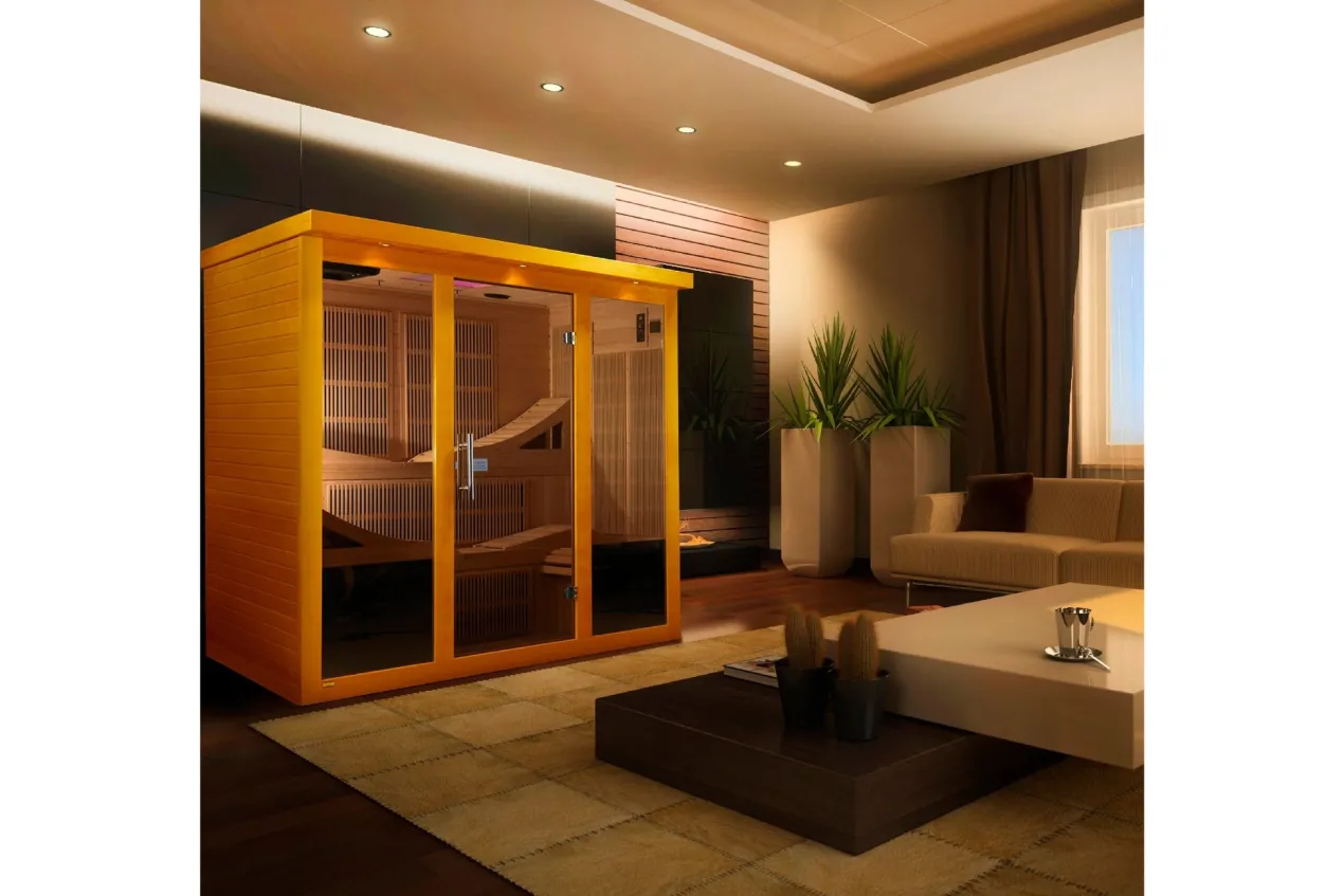 Dynamic "Monaco Elite " 6-Person Ultra Low EMF Far Infrared Sauna
