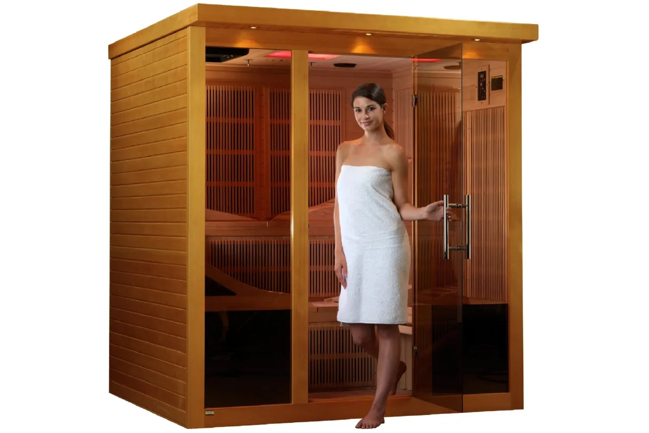 Dynamic "Monaco Elite " 6-Person Ultra Low EMF Far Infrared Sauna