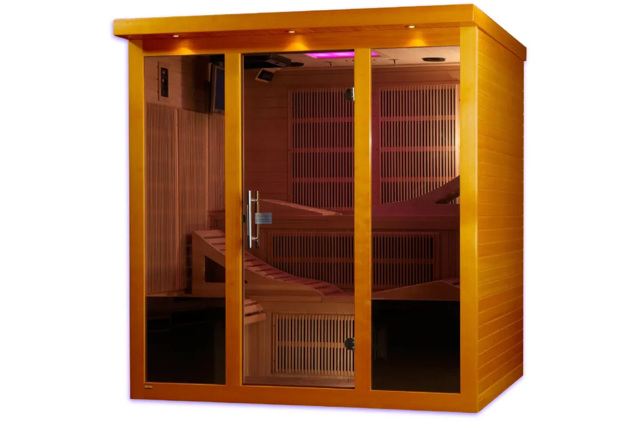 Dynamic "Monaco Elite " 6-Person Ultra Low EMF Far Infrared Sauna