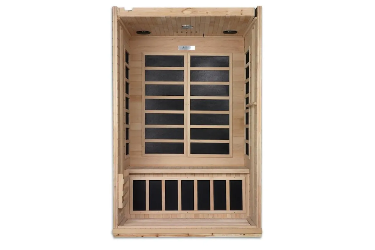 Dynamic "Venice" 2 Person Low EMF Infrared Sauna (Canadian Hemlock) (🧨JULY 4th SALE)