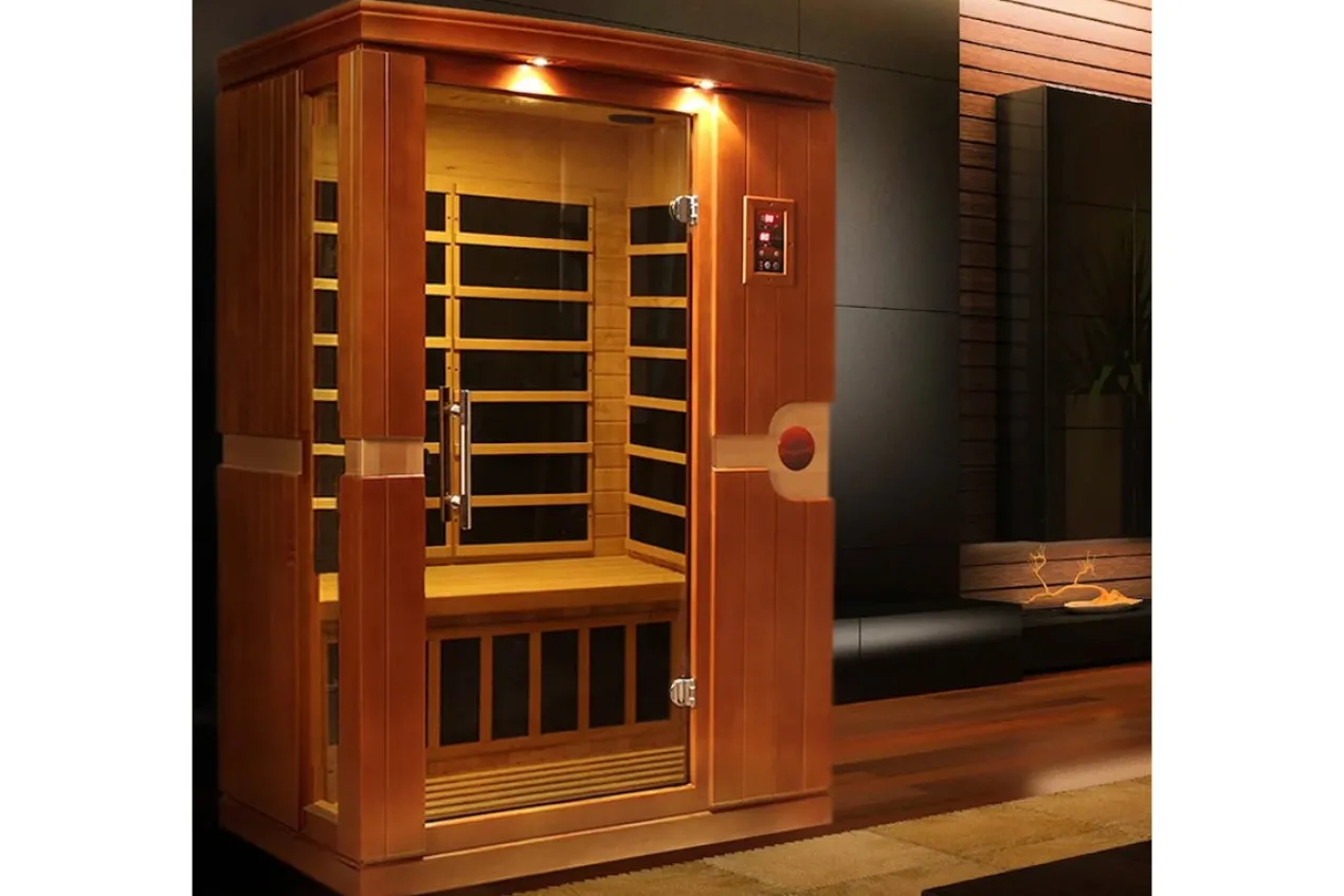 Dynamic "Venice" 2 Person Low EMF Infrared Sauna (Canadian Hemlock) (🧨JULY 4th SALE)