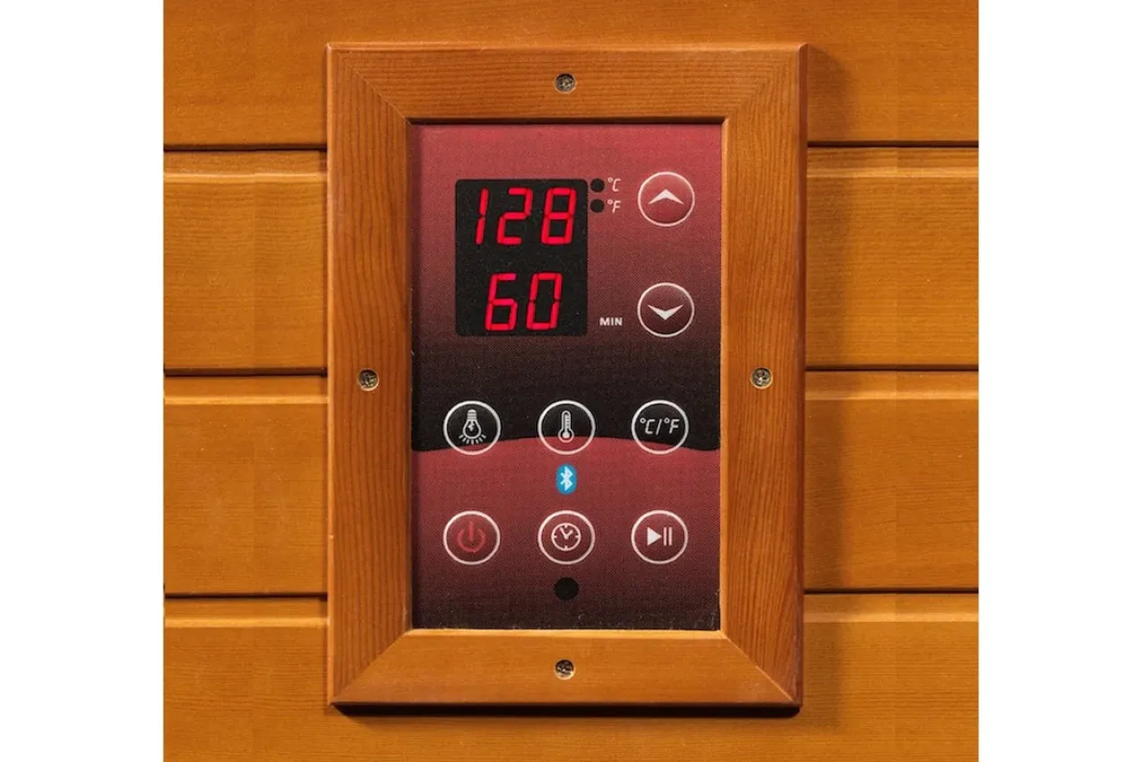 Dynamic "Venice" 2 Person Low EMF Infrared Sauna (Canadian Hemlock) (🧨JULY 4th SALE)