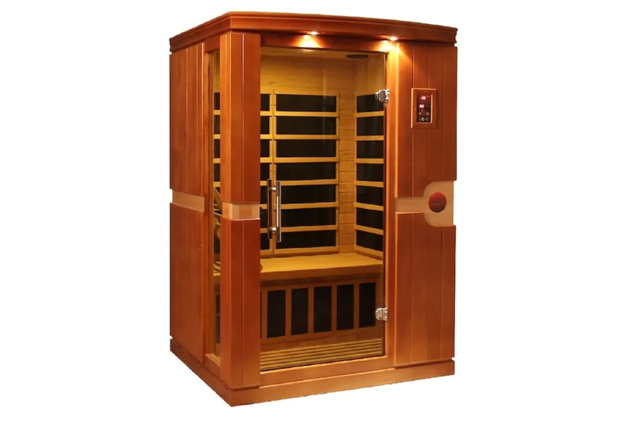 Dynamic "Venice" 2 Person Low EMF Infrared Sauna (Canadian Hemlock) (🧨JULY 4th SALE)