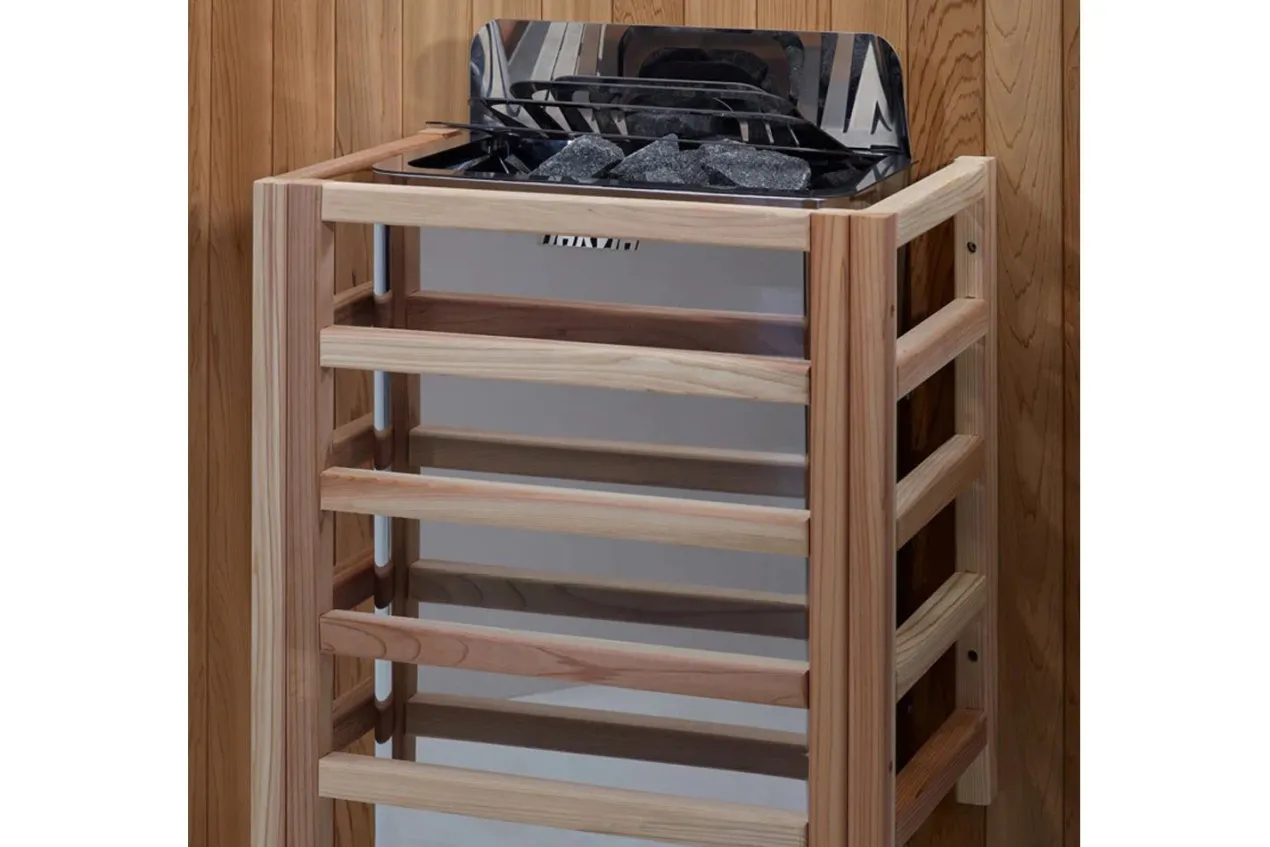 Golden Designs "Andermatt Edition" 3-Person Traditional Steam Sauna (Pacific Clear Cedar)