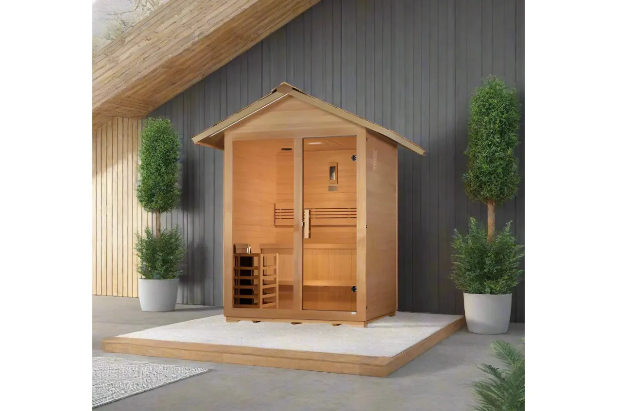 Golden Designs "Arlberg" 3-Person Traditional Outdoor Sauna