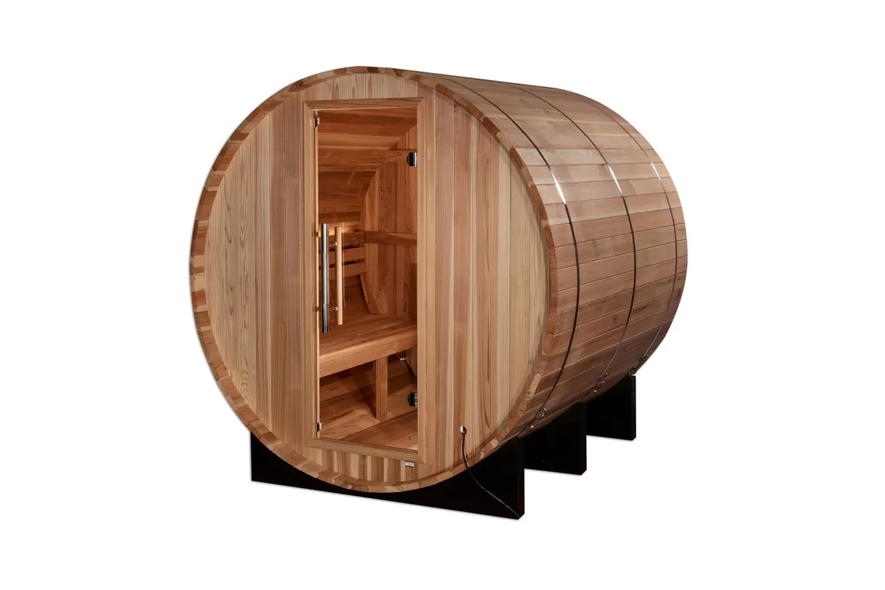 Golden Designs "Arosa" 4 Person Barrel Traditional Sauna