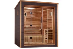 Golden Designs "Drammen" 3-Person Outdoor/Indoor Traditional Sauna