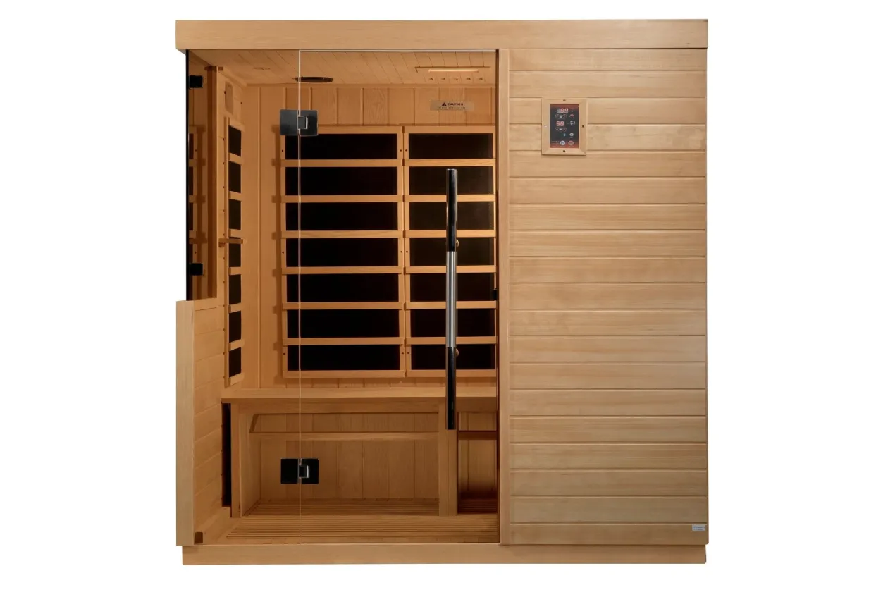 Golden Designs Dynamic "Bilbao" 3-Person Ultra Low EMF FAR Infrared Sauna