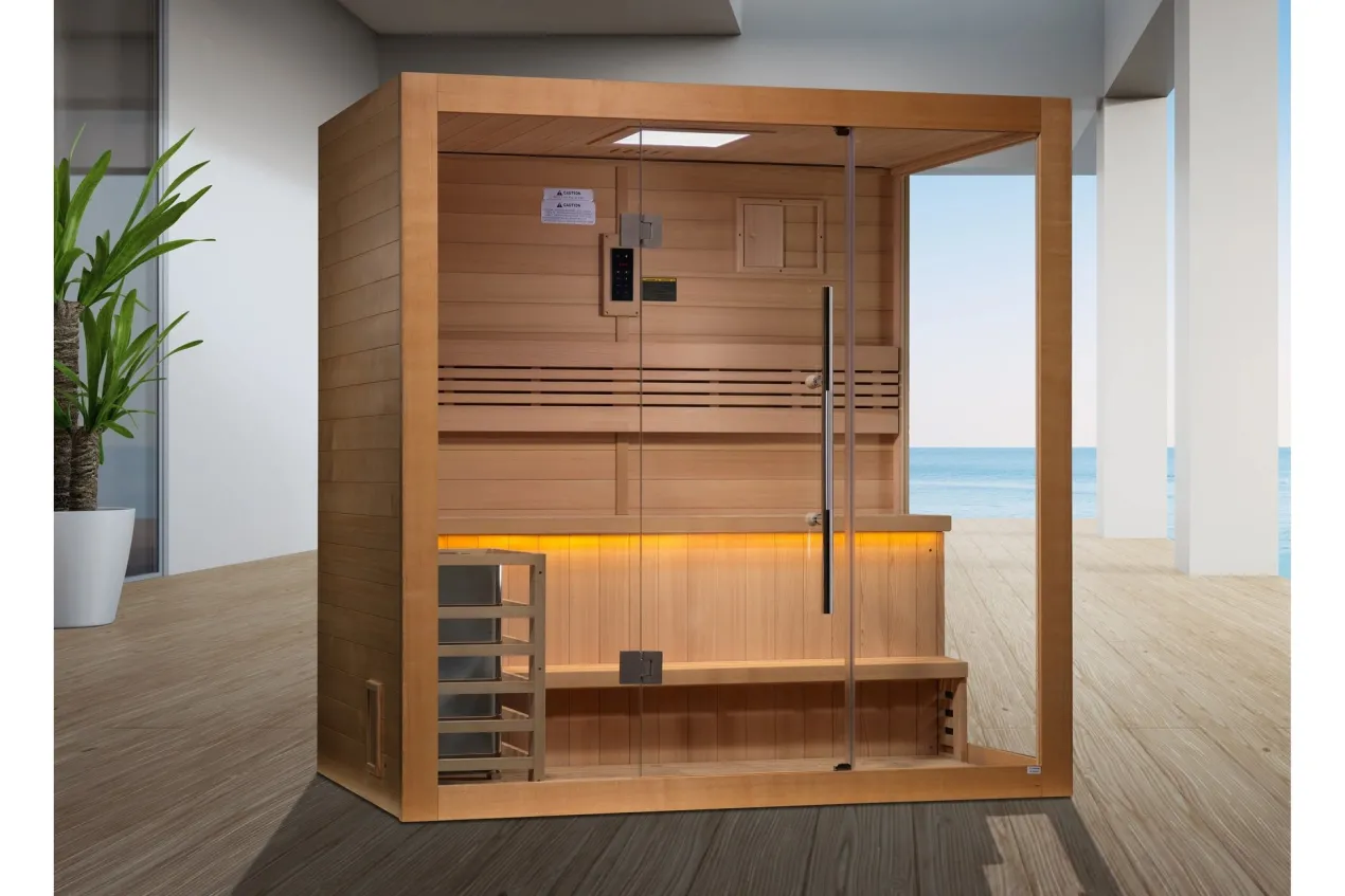 Golden Designs "Forssa Edition" 3-4 Person Outdoor/Indoor Traditional Sauna