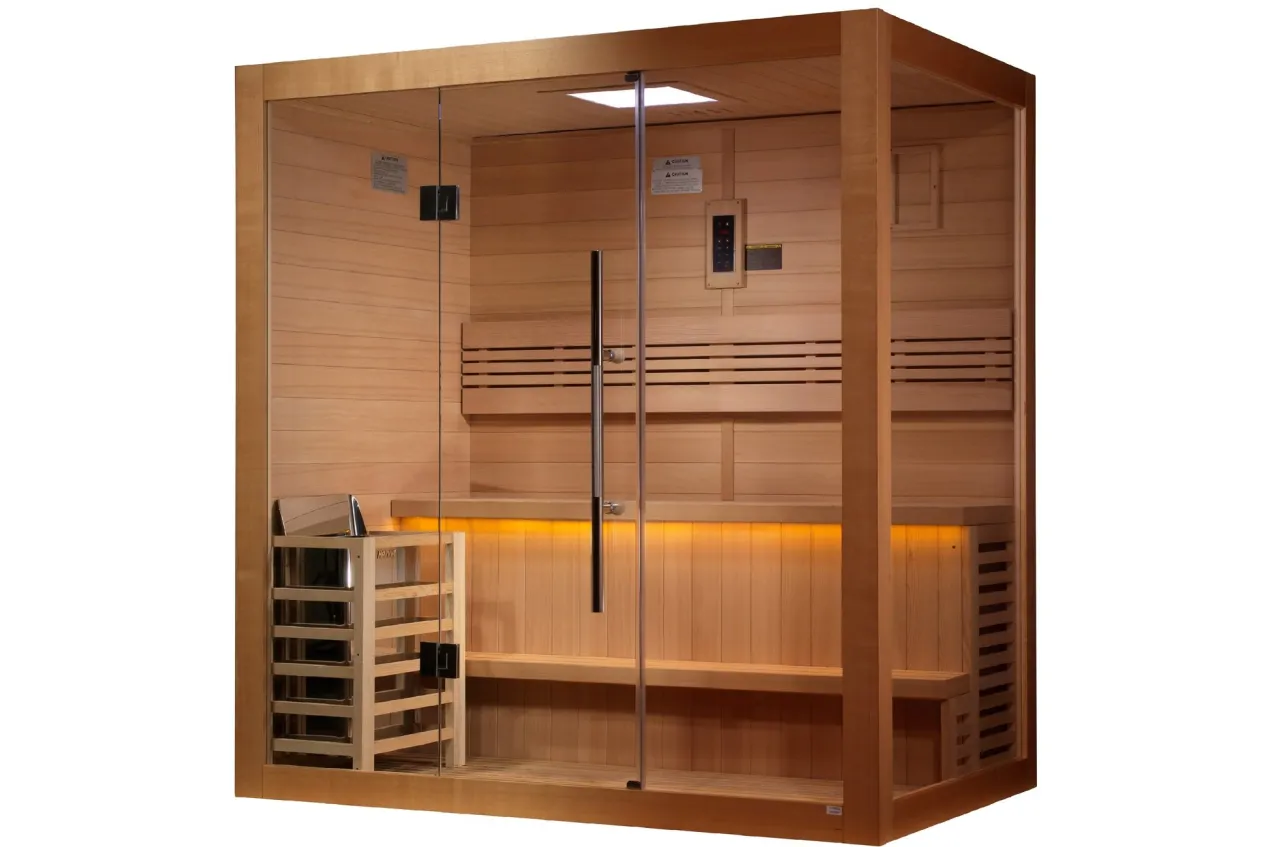 Golden Designs "Forssa Edition" 3-4 Person Outdoor/Indoor Traditional Sauna