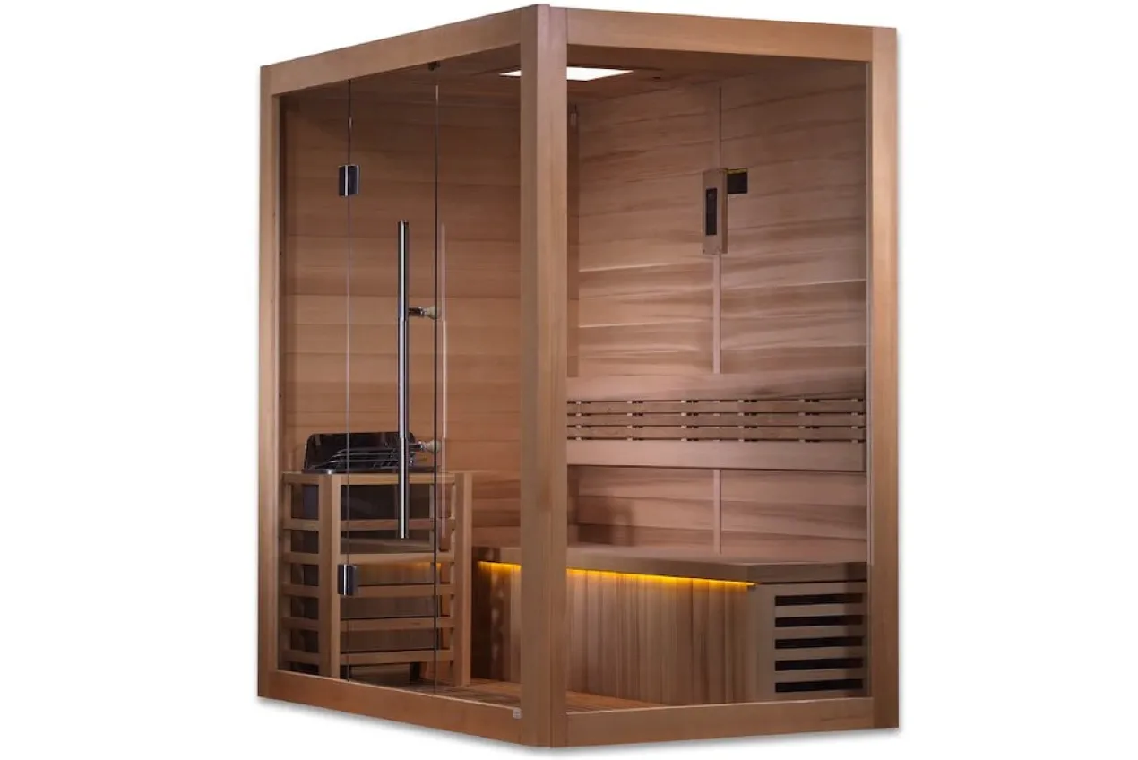 Golden Designs "Forssa Edition" 3-4 Person Outdoor/Indoor Traditional Sauna