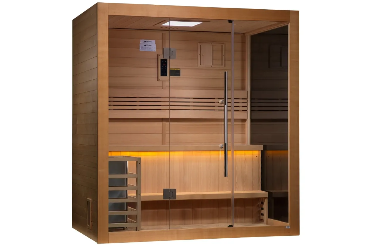 Golden Designs "Forssa Edition" 3-4 Person Outdoor/Indoor Traditional Sauna