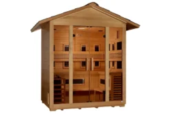 Golden Designs "Gargellen" 5-Person Full Spectrum Hybrid Outdoor Sauna