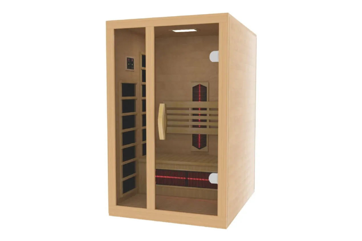 Golden Designs "Gracia" 1-2 Person Ultra Low EMF FAR IR Sauna (2026 Edition) (🧨JULY 4th SALE)