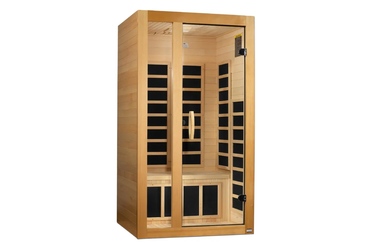 Golden Designs "Gracia" 1-2 Person Ultra Low EMF FAR IR Sauna (2026 Edition) (🧨JULY 4th SALE)