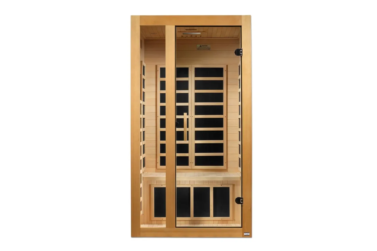 Golden Designs "Gracia" 1-2 Person Ultra Low EMF FAR IR Sauna (2026 Edition) (🧨JULY 4th SALE)