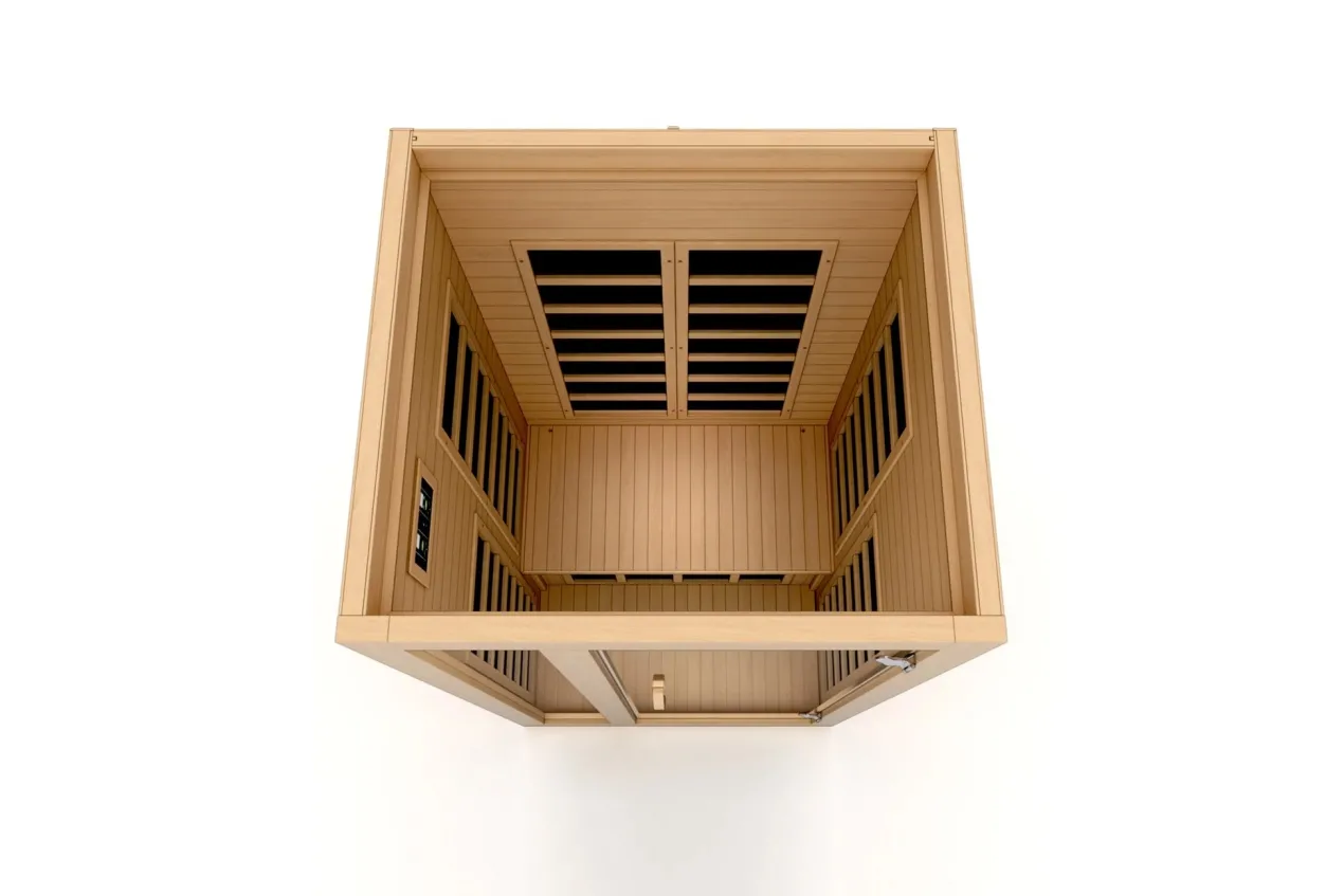 Golden Designs "Gracia" 1-2 Person Ultra Low EMF FAR IR Sauna (2026 Edition) (🧨JULY 4th SALE)