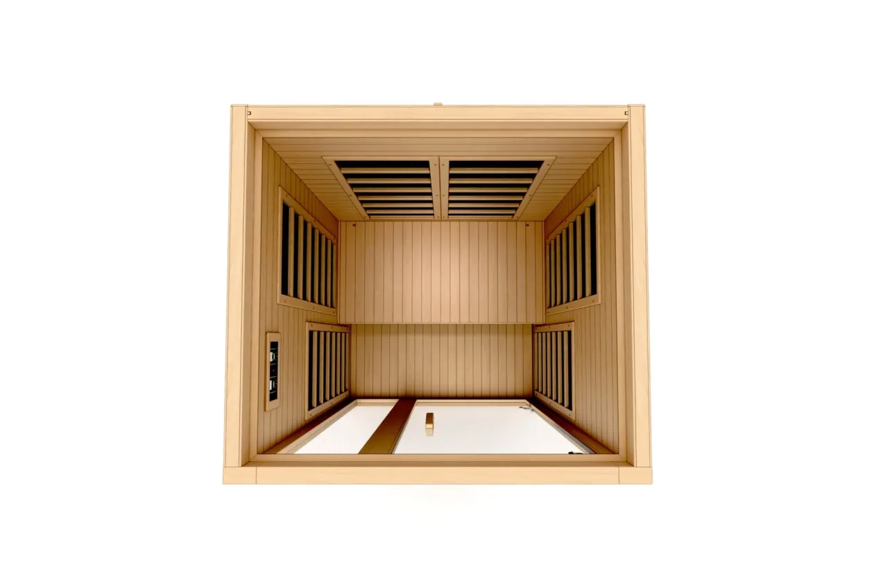 Golden Designs "Gracia" 1-2 Person Ultra Low EMF FAR IR Sauna (2026 Edition) (🧨JULY 4th SALE)