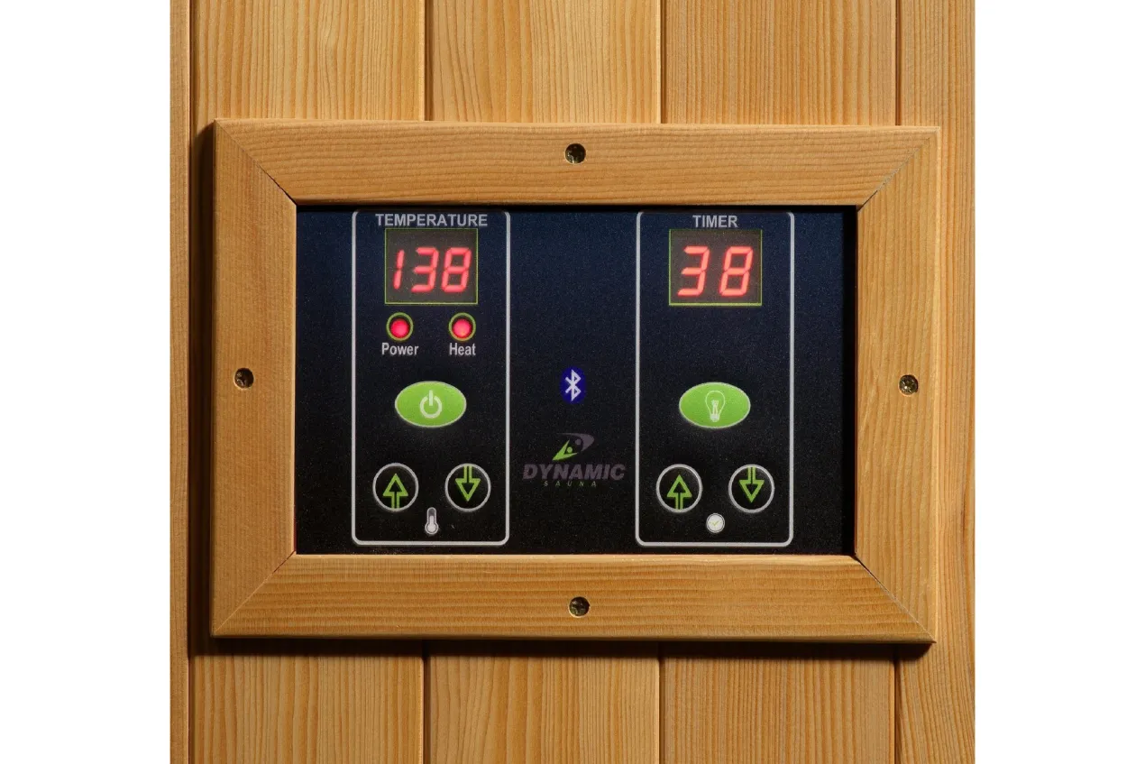 Golden Designs "Gracia" 1-2 Person Ultra Low EMF FAR IR Sauna (2026 Edition) (🧨JULY 4th SALE)