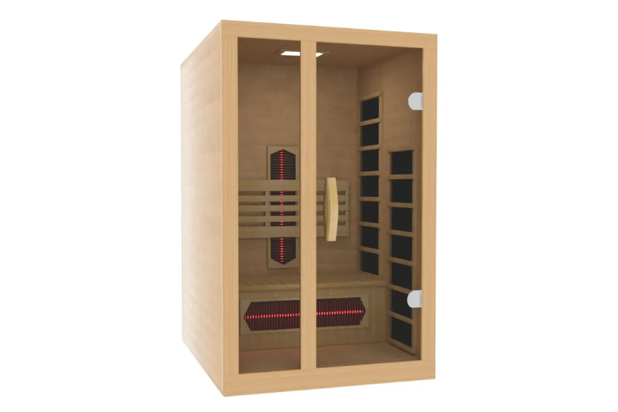 Golden Designs "Gracia" 1-2 Person Ultra Low EMF FAR IR Sauna (2026 Edition) (🧨JULY 4th SALE)