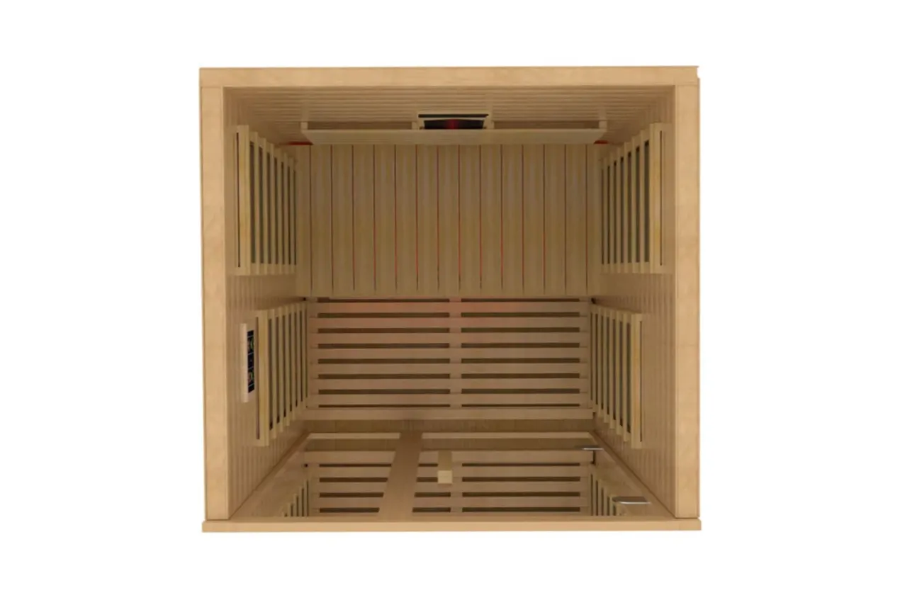 Golden Designs "Gracia" 1-2 Person Ultra Low EMF FAR IR Sauna (2026 Edition) (🧨JULY 4th SALE)
