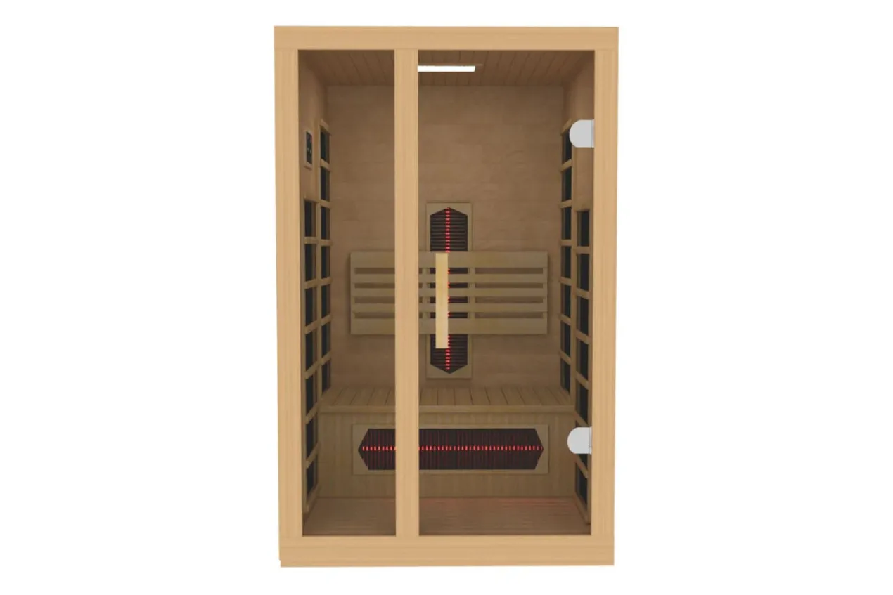 Golden Designs "Gracia" 1-2 Person Ultra Low EMF FAR IR Sauna (2026 Edition) (🧨JULY 4th SALE)