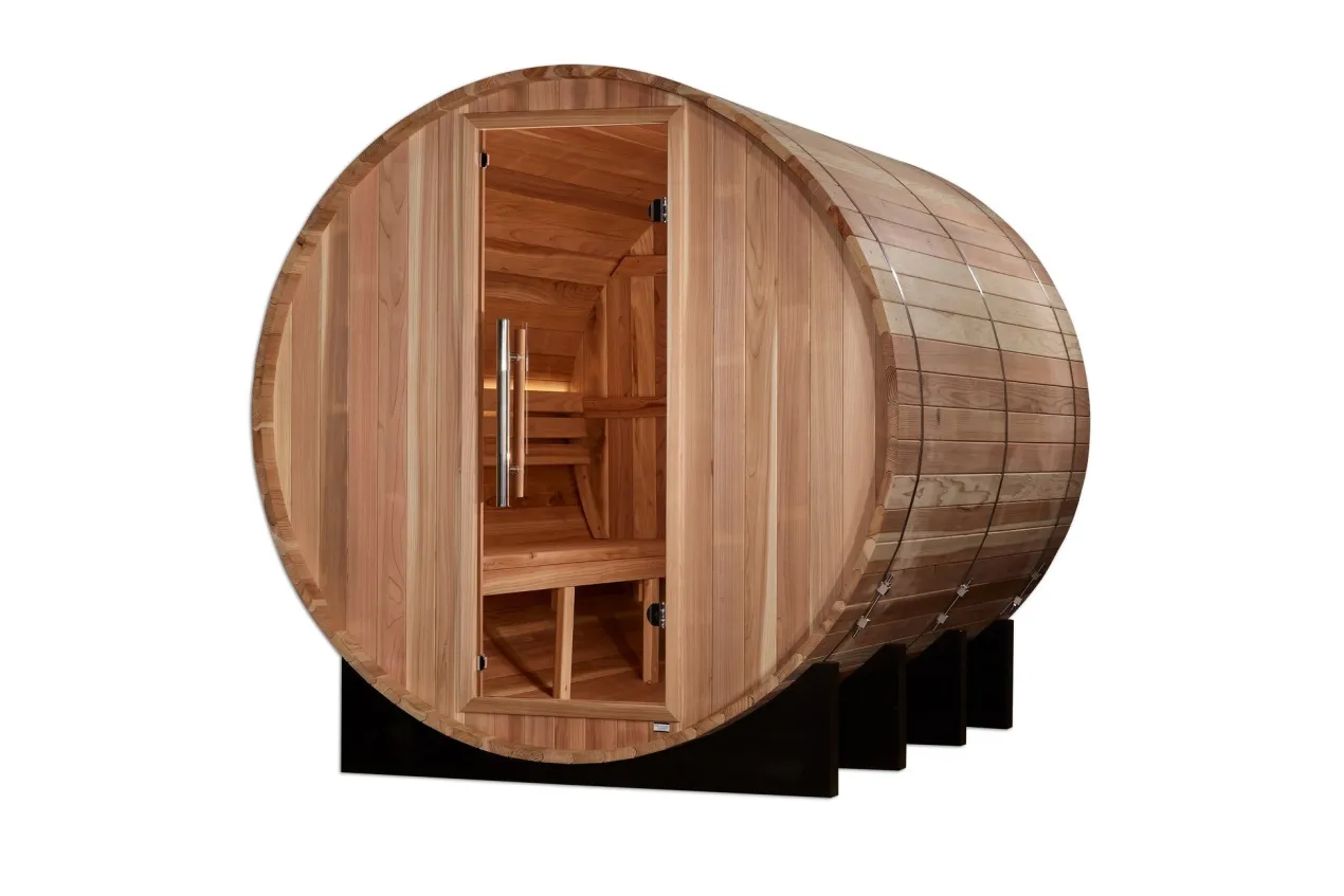 Golden Designs "Klosters" 6-Person Traditional Barrel Sauna
