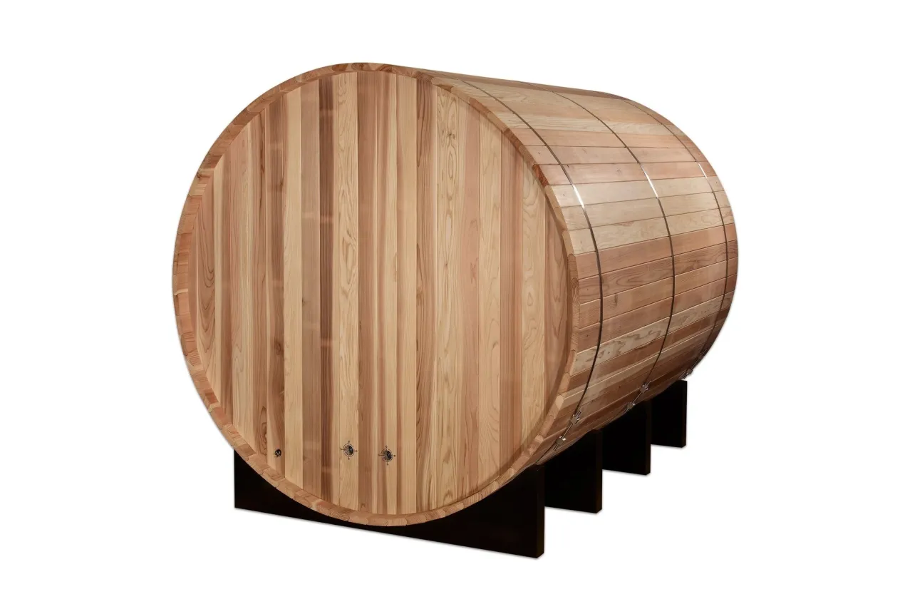 Golden Designs "Klosters" 6-Person Traditional Barrel Sauna