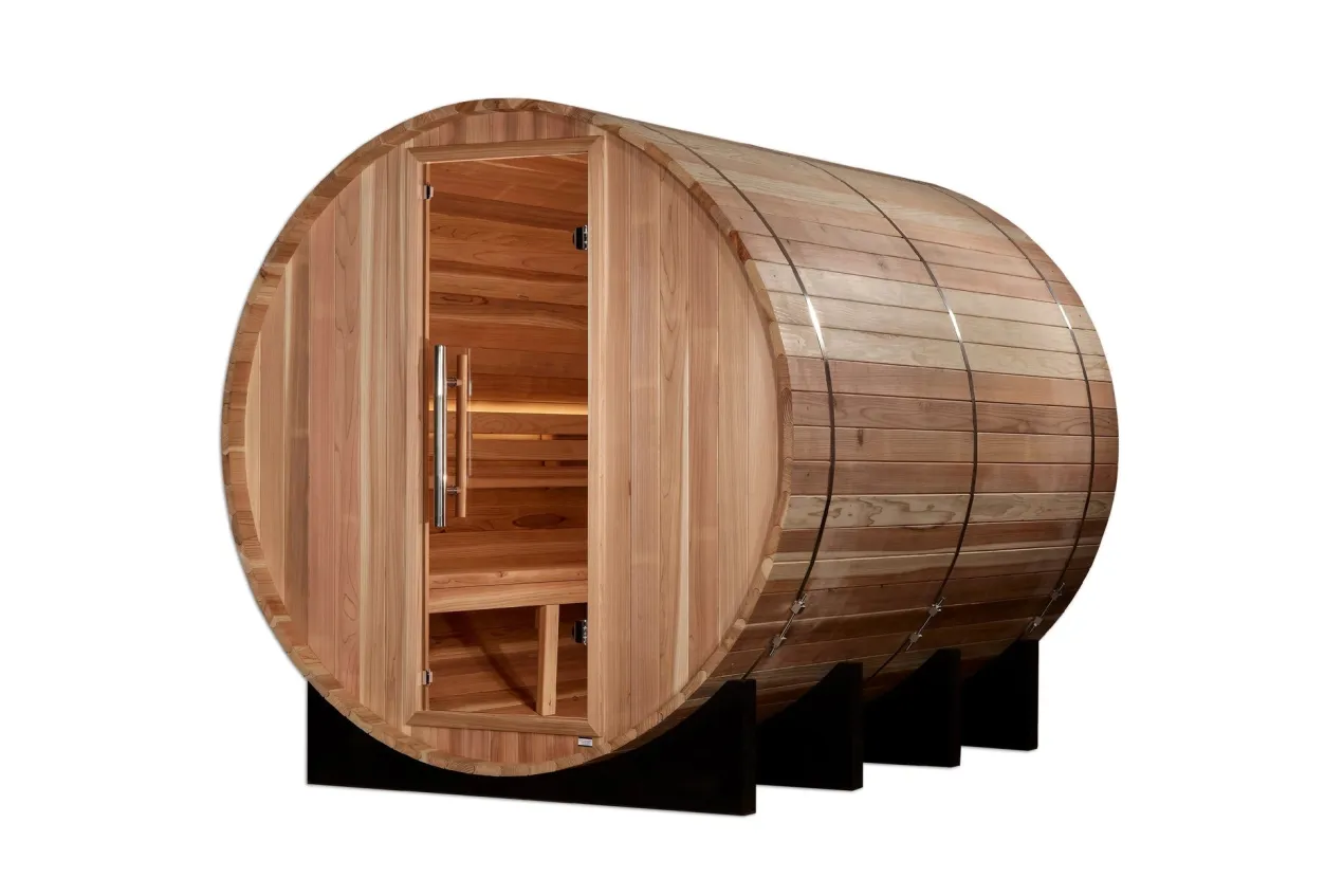 Golden Designs "Klosters" 6-Person Traditional Barrel Sauna