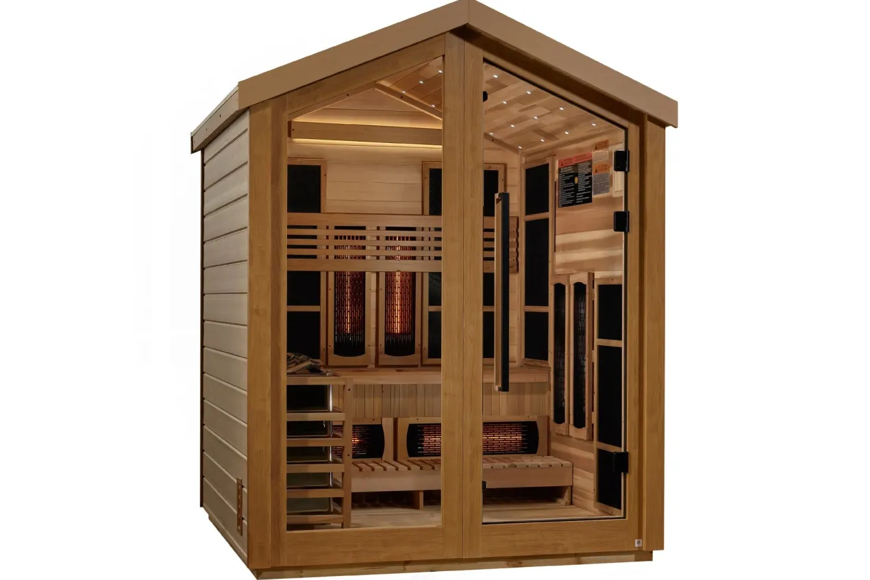 Golden Designs "Loviisa" 3 Person Hybrid Full Spectrum Outdoor Sauna