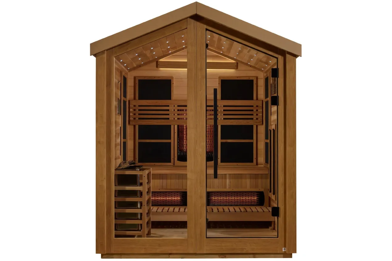 Golden Designs "Loviisa" 3 Person Hybrid Full Spectrum Outdoor Sauna