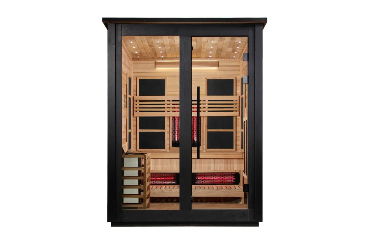 Golden Designs "Loviisa" 3 Person Barn Hybrid Full Spectrum Outdoor Sauna (2026 Edition)