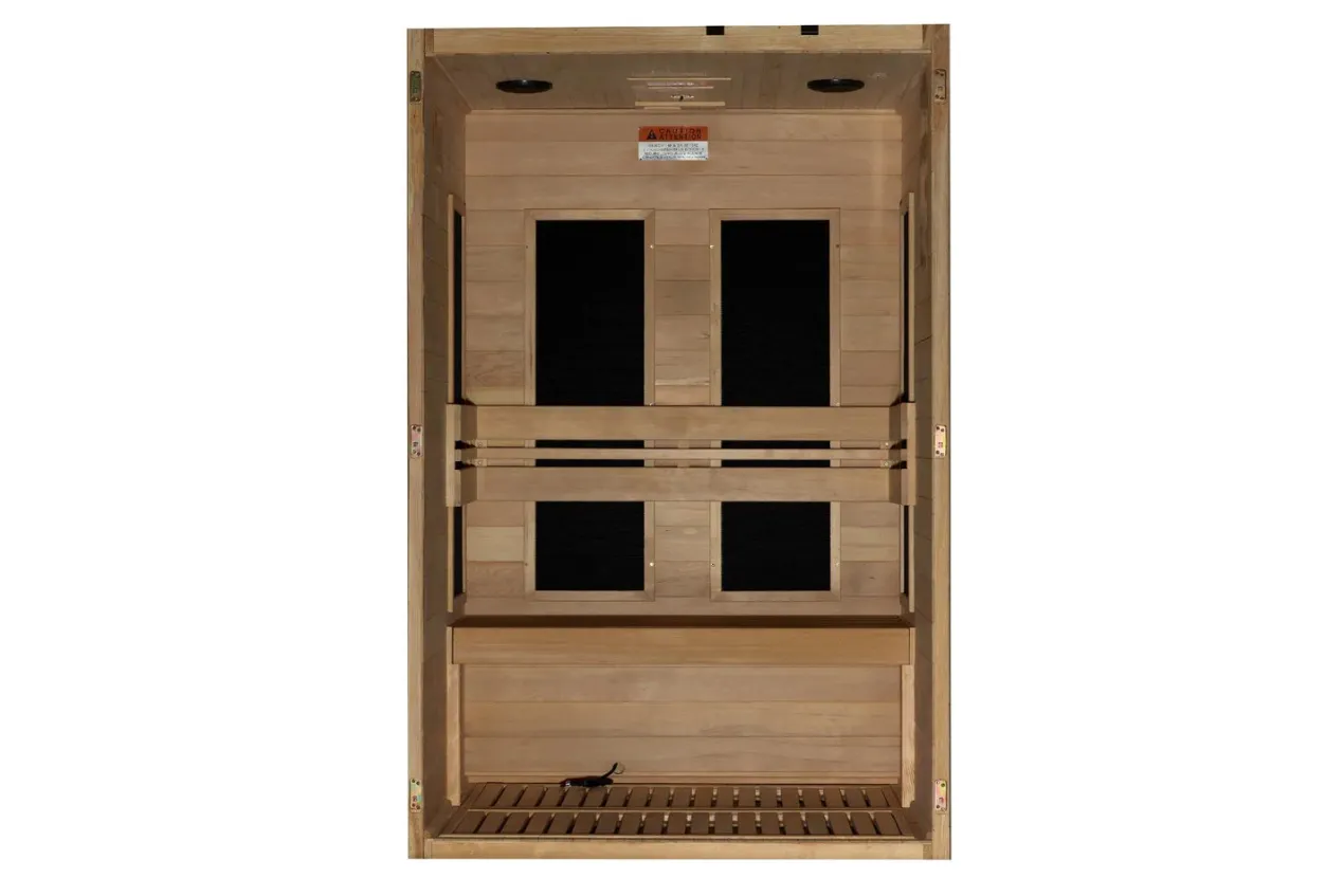 Golden Designs "Lucca" 2 Person Low EMF FAR IR Sauna (2026 Edition)