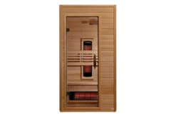 Golden Designs "Martin" 1-2 Person Full Spectrum Near Zero EMF FAR IR Sauna (2026 Edition) (🧨JULY 4th SALE)