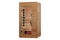 Golden Designs "Martin" 1-2 Person Full Spectrum Near Zero EMF FAR IR Sauna (2026 Edition) (🧨JULY 4th SALE)