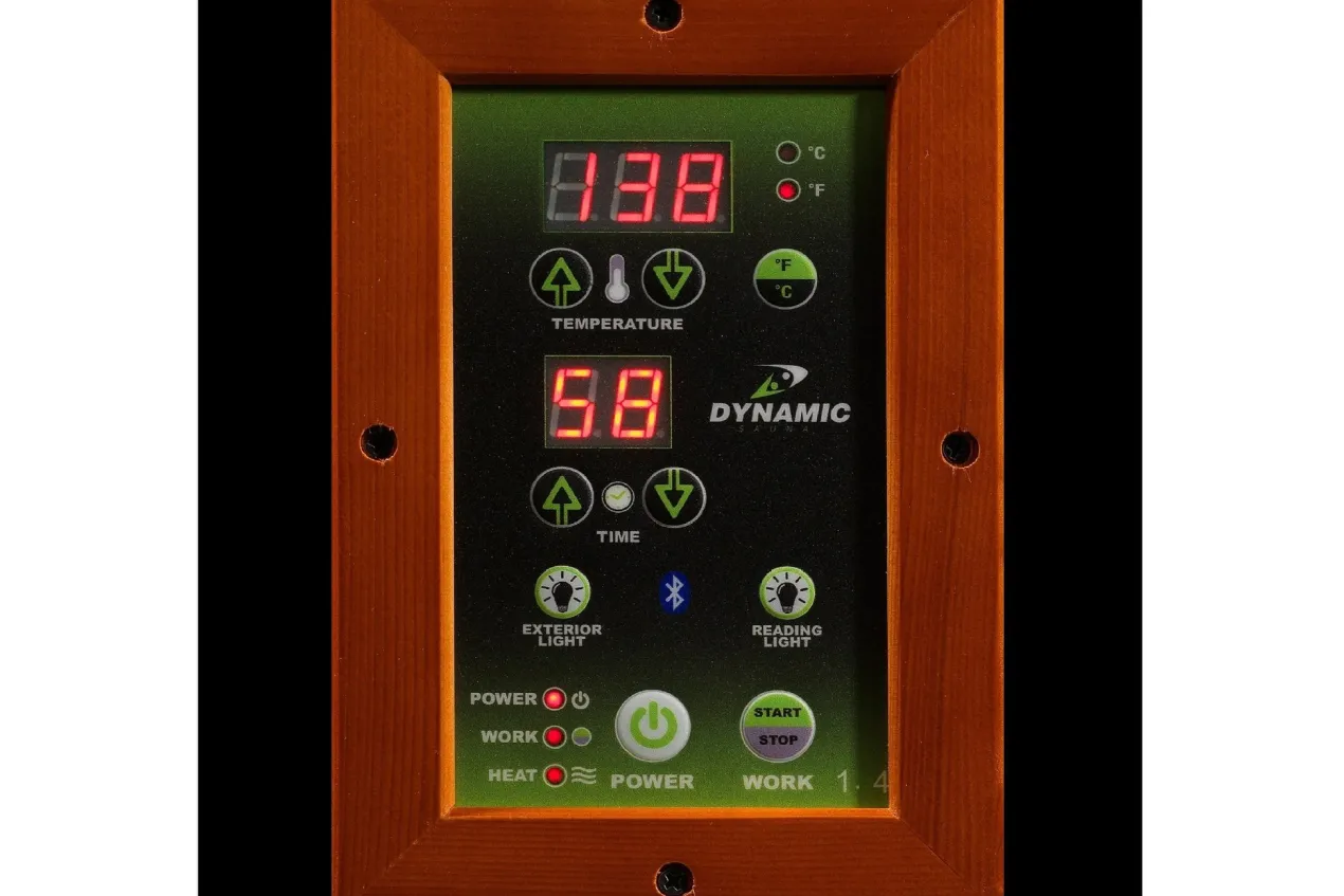 Golden Designs NEW 2026 "Lugano" 3-Person FAR Infrared Sauna (🧨JULY 4th SALE)