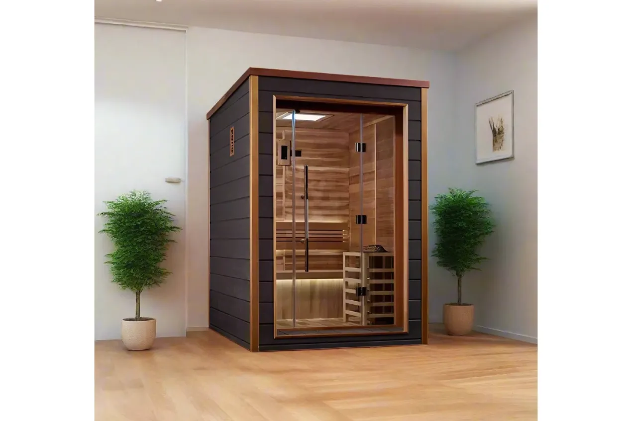 Golden Designs NEW 2026 "Narvik" 2-Person Outdoor/Indoor Traditional Sauna (🧨JULY 4th SALE)