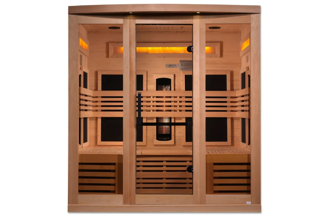 Golden Designs NEW 2026 "Reserve Edition" 6-Person Full Spectrum (w/ Himalayan Salt Bar)