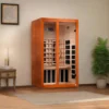 Golden Designs NEW 2026 "Santiago" 2-Person Far- Infrared Indoor Sauna