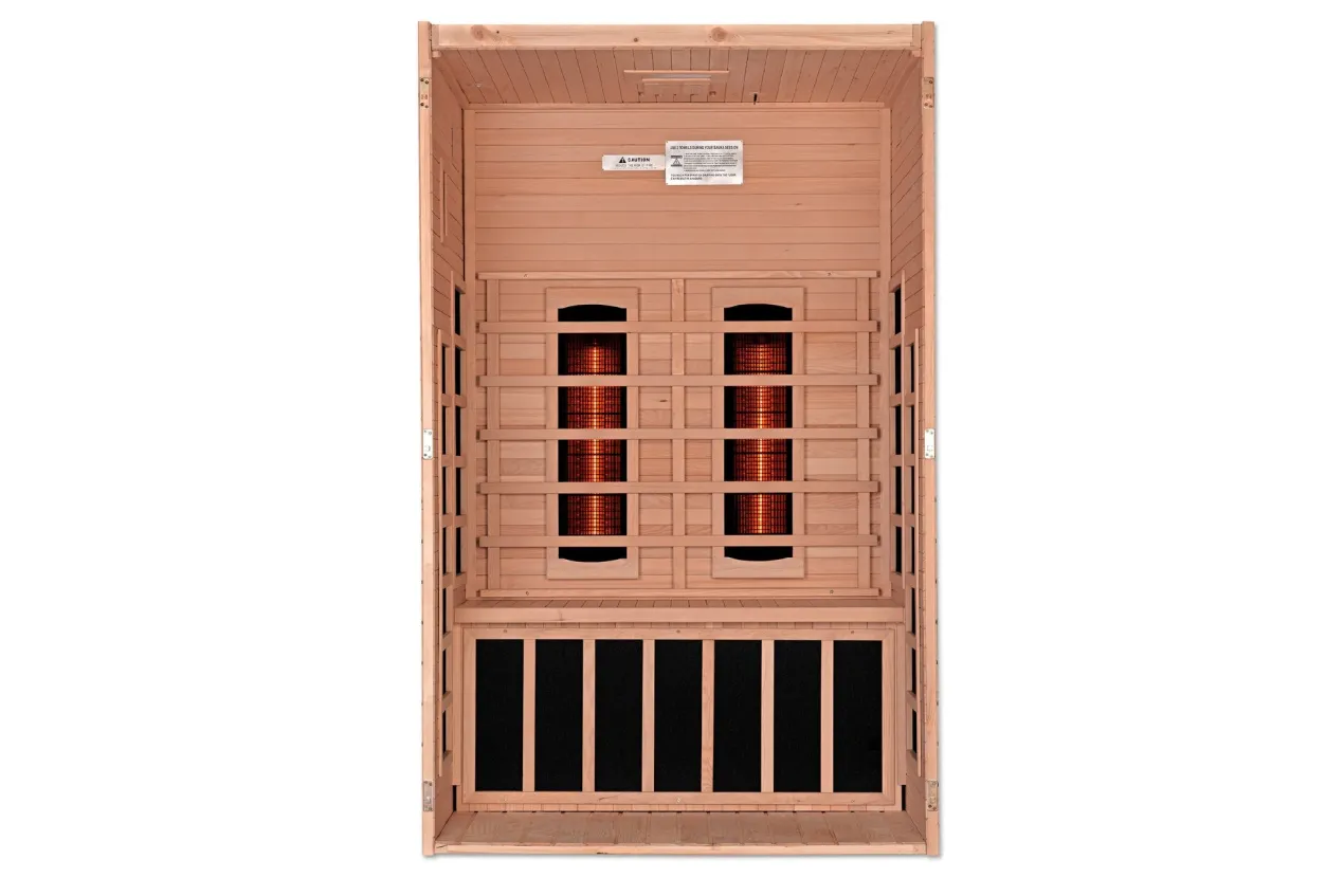 Golden Designs NEW 2026 "Santiago" 2-Person Far- Infrared Indoor Sauna