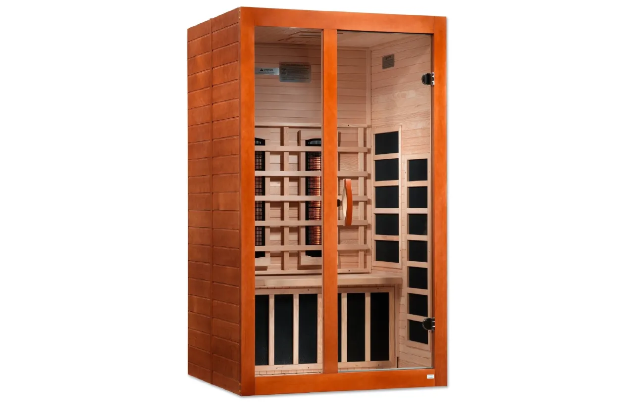 Golden Designs NEW 2026 "Santiago" 2-Person Far- Infrared Indoor Sauna