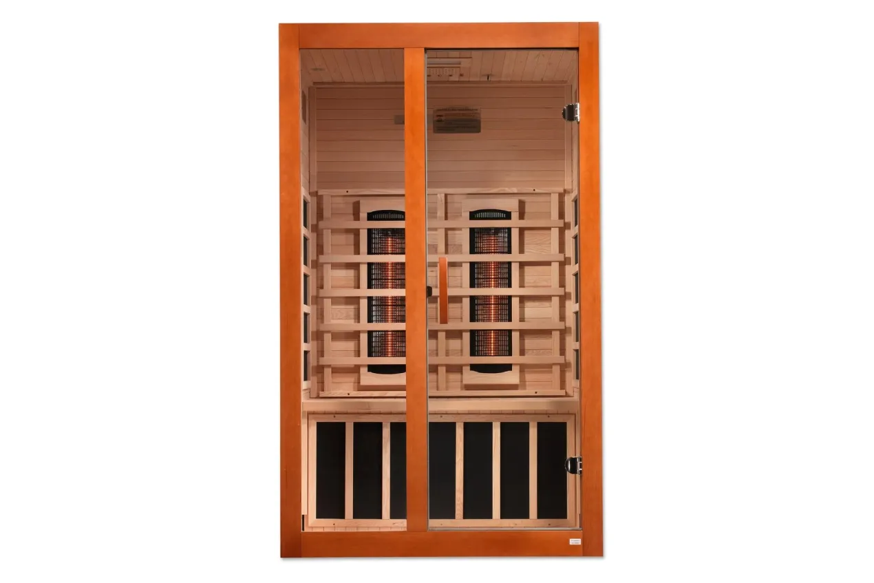 Golden Designs NEW 2026 "Santiago" 2-Person Far- Infrared Indoor Sauna