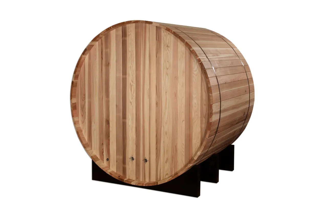 Golden Designs "St. Moritz" 2-Person Traditional Barrel Sauna