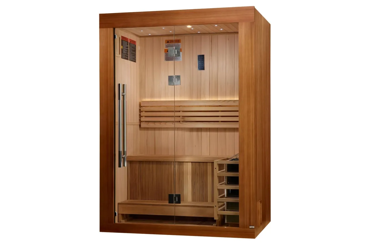 Golden Designs "Sundsvall Edition" 2-Person Indoor/Outdoor Traditional Sauna